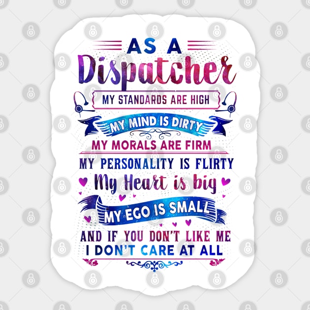 Dispatcher Sticker by arlenawyron42770